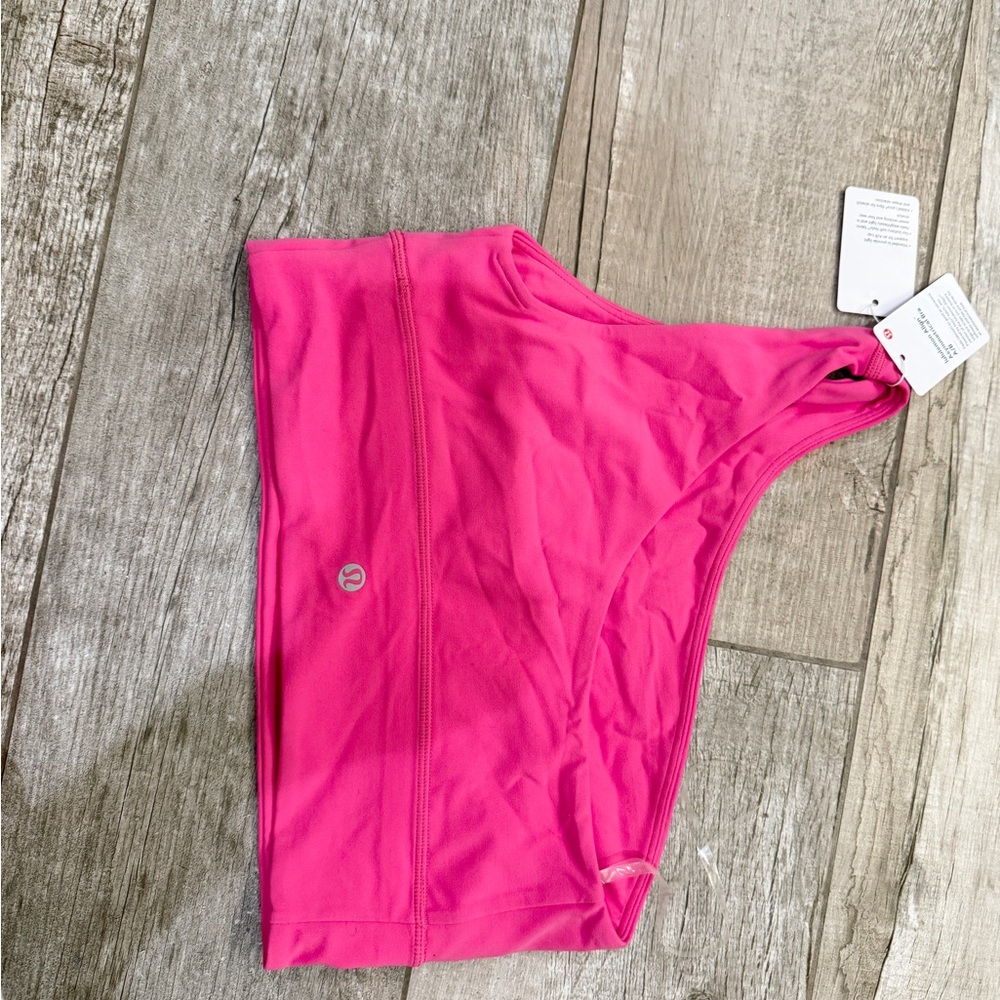 NEW Lululemon Align Asymmetrical Bra Sonic Pink A/B - Picture 2 of 5